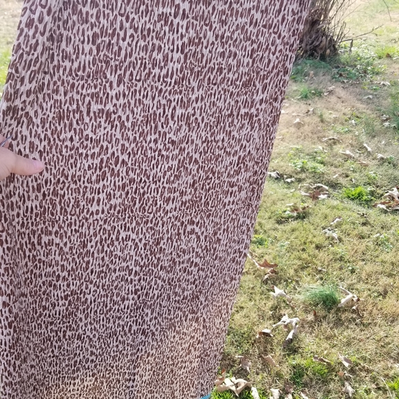 Leopard print maxi dress. Size small. Good Clothes. - Picture 3 of 9